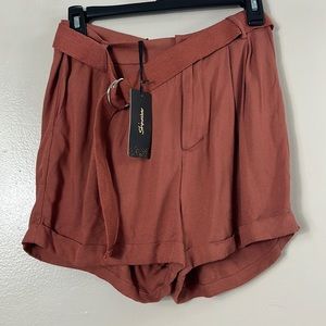 Shinestar pants women’s S orange shorts